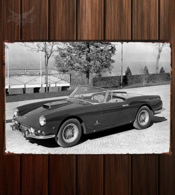 Металлическая табличка Ferrari 400 Superamerica Cabriolet (Tipo 538)